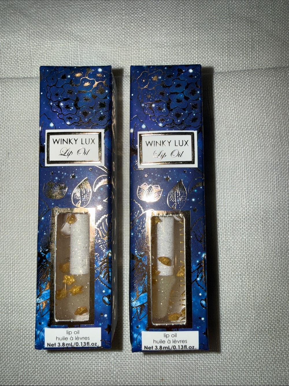 2 Winky Lux Lip Oil set of 2 New in Box
